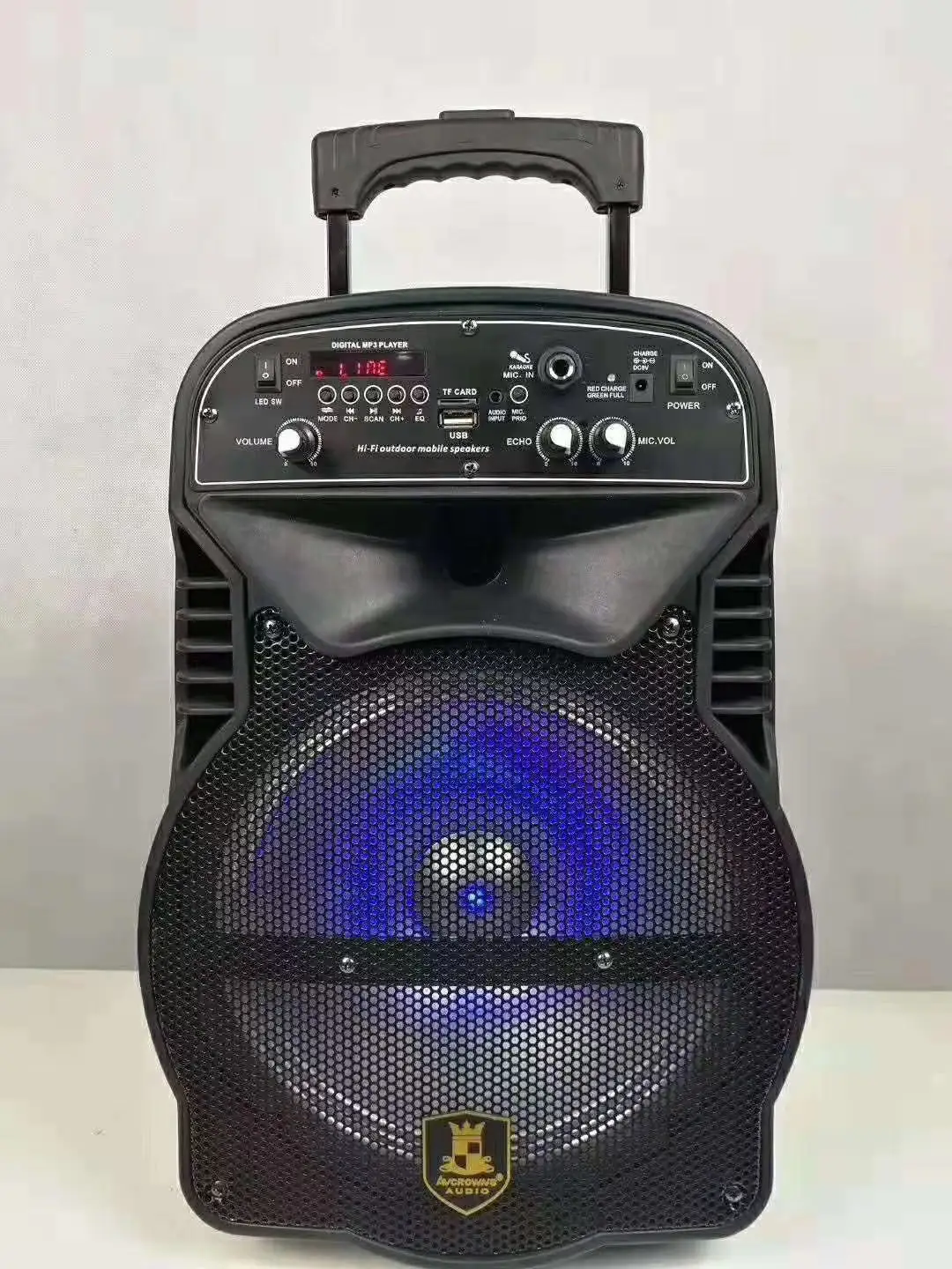 T-1012ポータブルスピーカー10インチTWSカラオケトロリースピーカー 