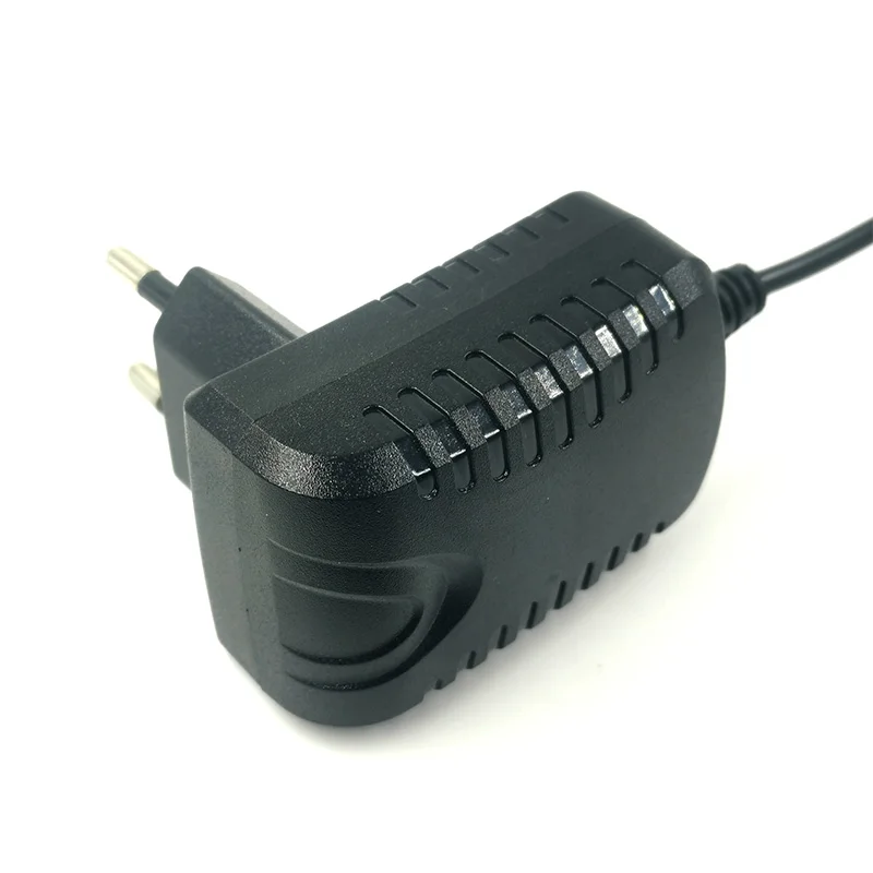 product hot selling 12v 1a adaptor european wall plug black monitoring printer dc power adapter-55