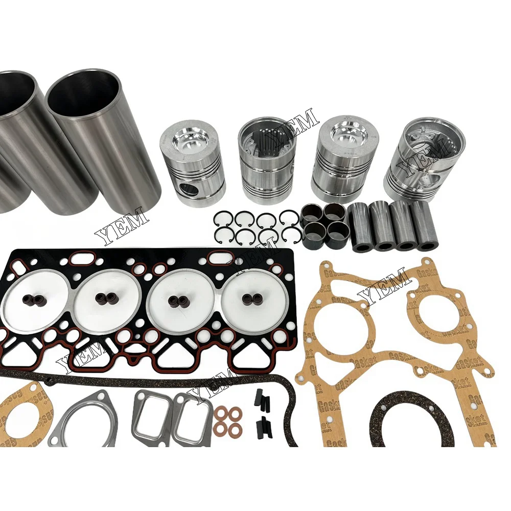 Machinery 4.236 Cylinder Liner Kit With Gasket Set for Perkins Standard Size Engine Parts 6