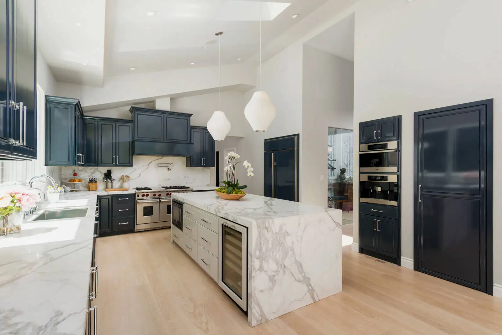 Modern Black Shaker Style Kitchen Cabinets Solid Wood Kitchen Cabinets ...