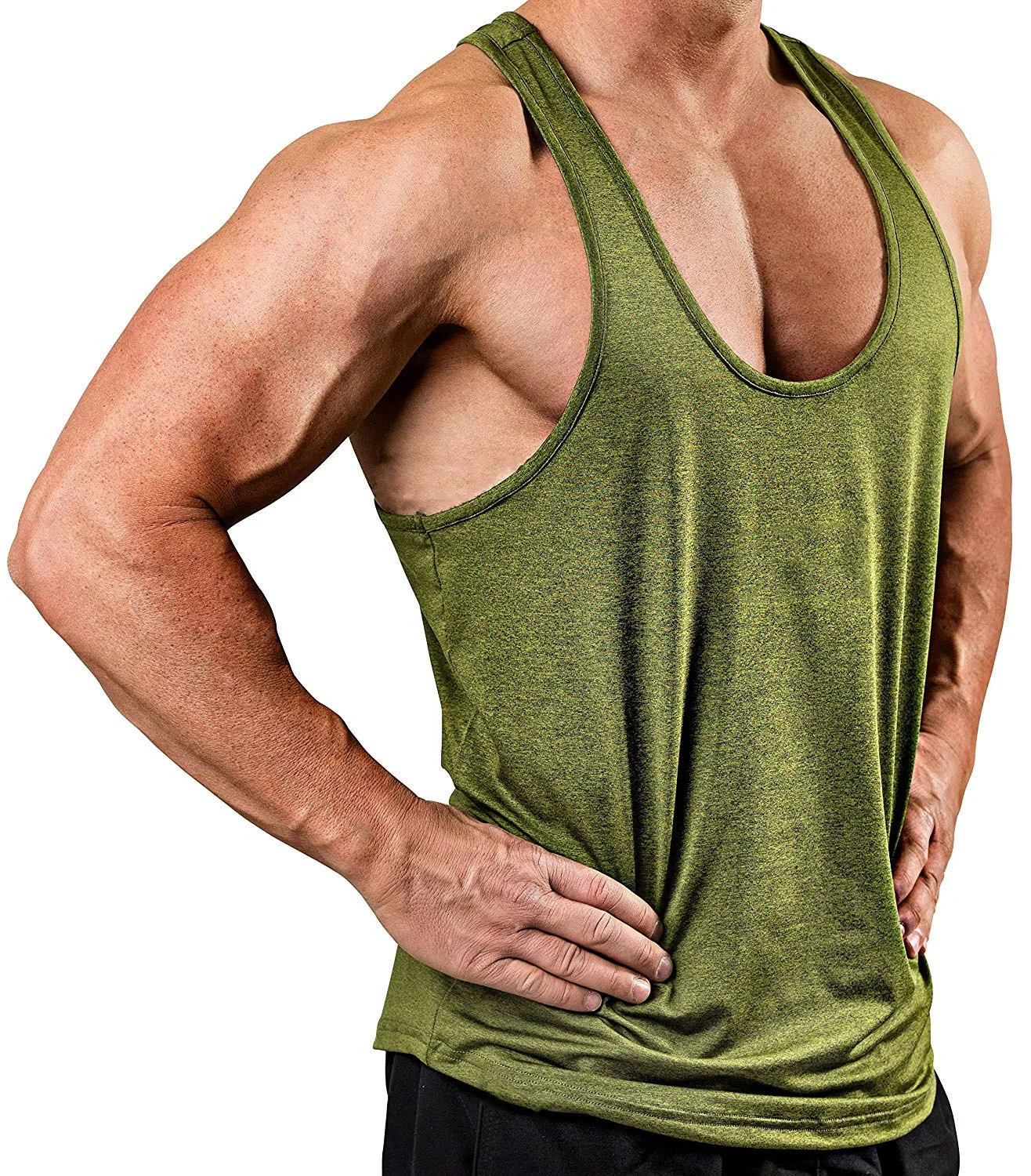 Wholesale OEM Stringer Tank Top Mens Y Back Custom Pattern Polyester Men  Stringer Fitness Muscle Shirt Workout Bodybuilding Stringers Men From  m.