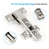 90°soft closing angle hinge(4 hole bottom)
