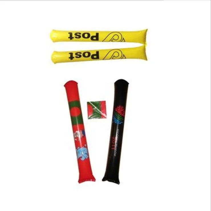 Производитель по индивидуальному заказу шумогенератор надувная ПЭ палочка грома рекламные надувные изделия