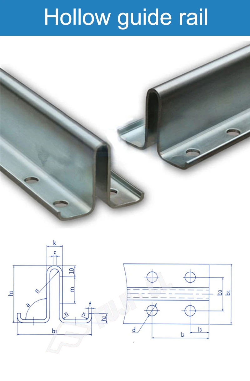 Elevator Parts Hollow Counterweight Guide Rail With Great Price