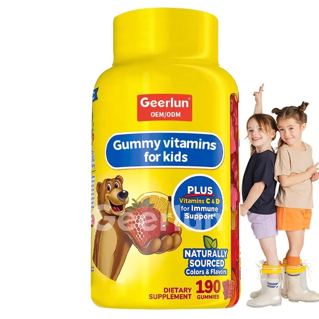 Private Label OEM Vitamin Gummy for kids Multivitamin Supplements Enhance Immunity Vitamin Gummies