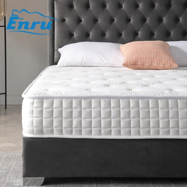 Mattresses high density convoluted foam pocket spring mattress and mattress in box