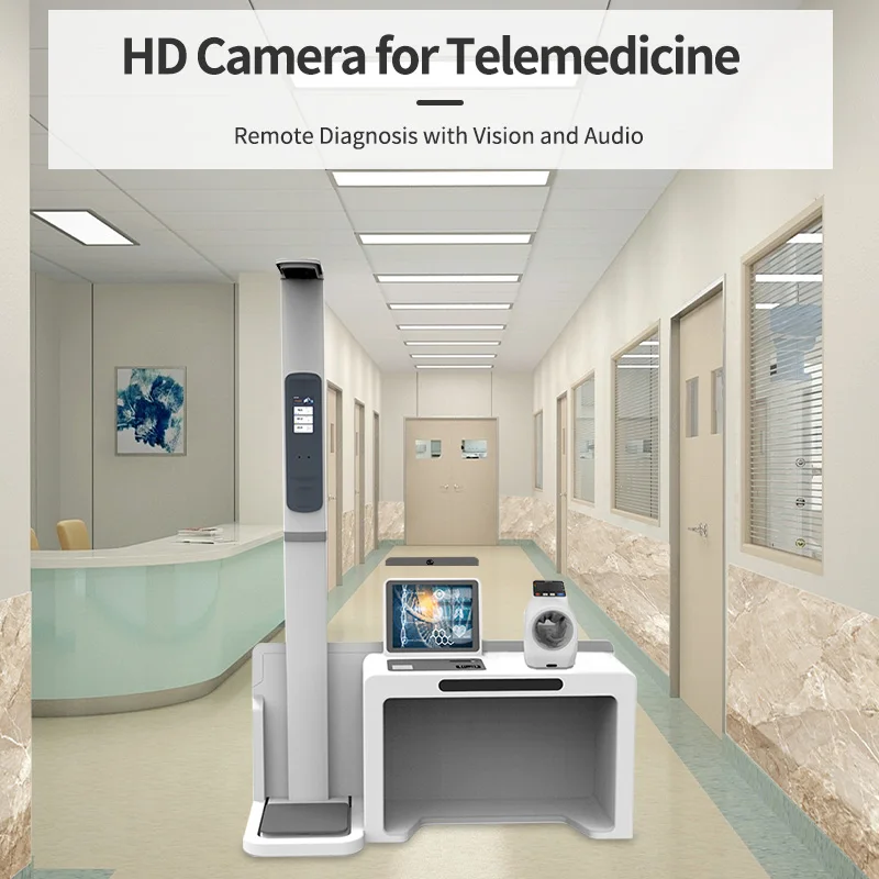 SONKA Manufacturer Telemedicine Healthcare Screening Devices Hospital Clinical Microtouch Telemedicine Kiosk manufacture