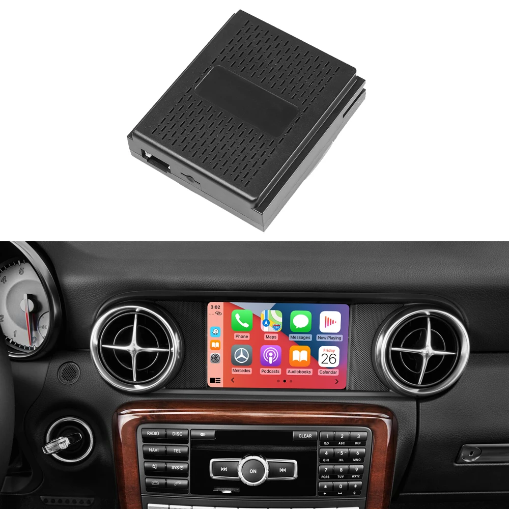 Mercedes Benz SLK R172 Carplay & Android Auto Box - Plug Mercedes Benz SLK R172 Carplay & Android Auto Box - Plug