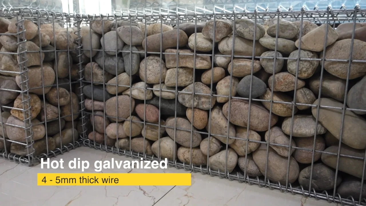 Welded Gabion Stainless Steel Baskets Fence Box Cage 1x1x2 100x50x100