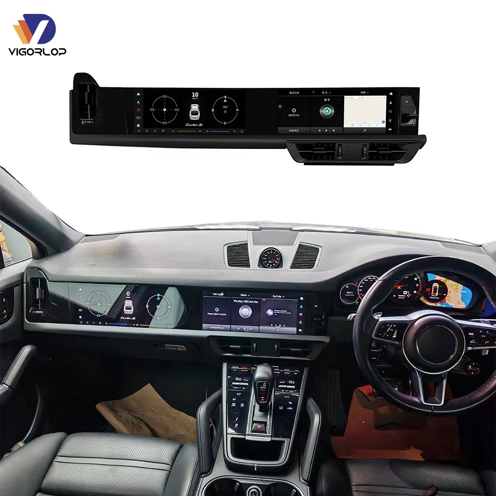 Car Monitor Auto Parts Multimedia Screen Stereo Gps Wireless Carplay Android Auto Radio For Porsche