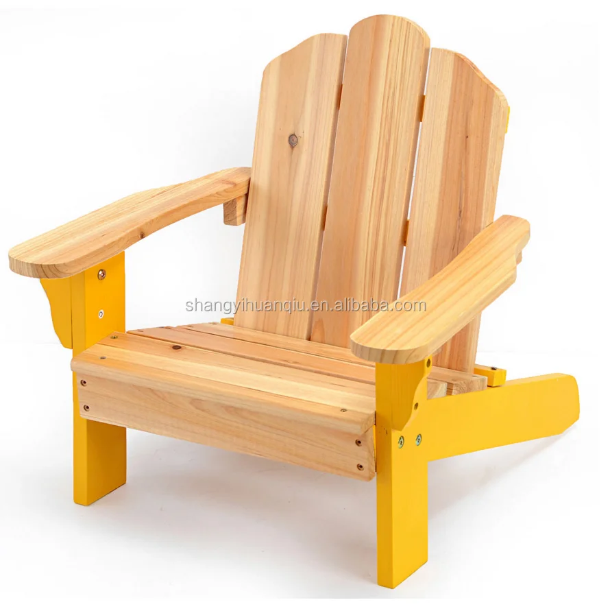 childrens wooden deck chairs