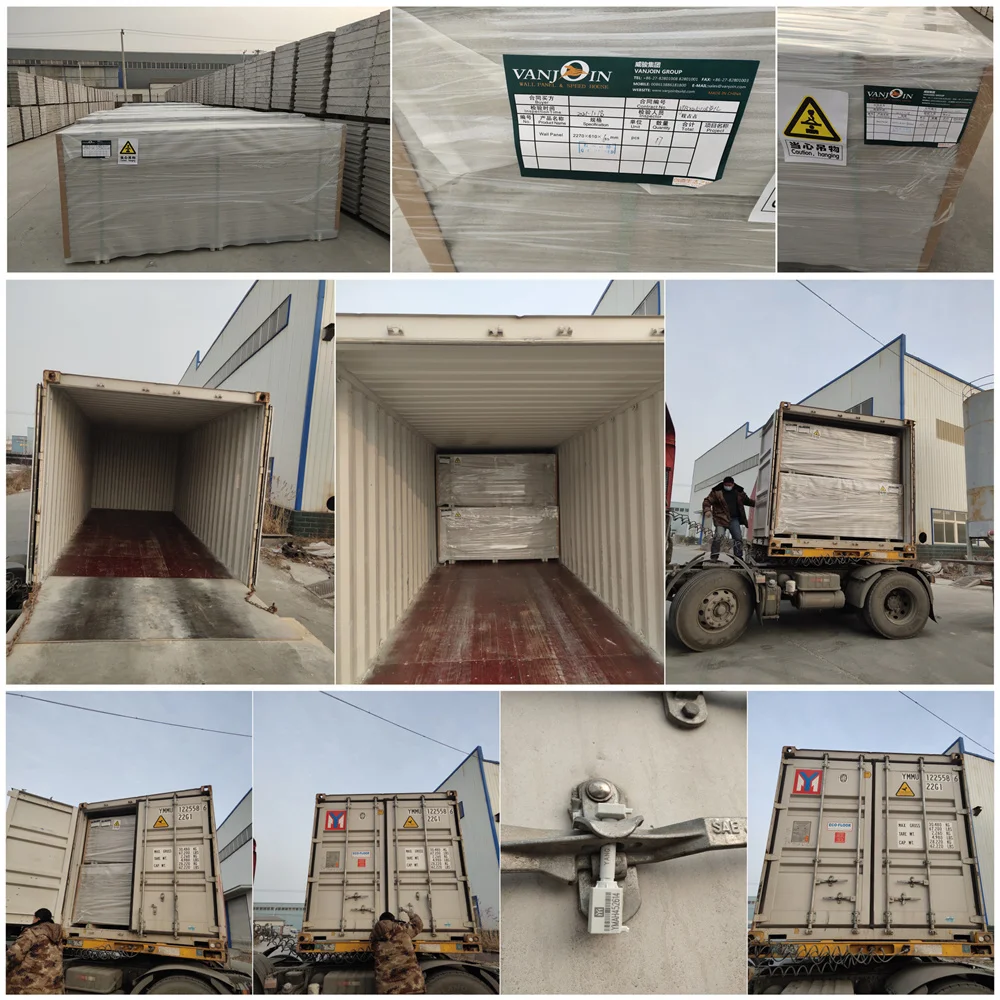 Vanjoin Easy Fast Installation Prefab House Durable Strong EPS Concrete Sandwich Wall Panels