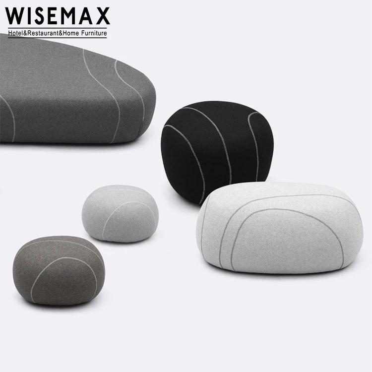 Мебель WISEMAX для отдыха стильный стул гостиной Розовый бархатный круглый пуф