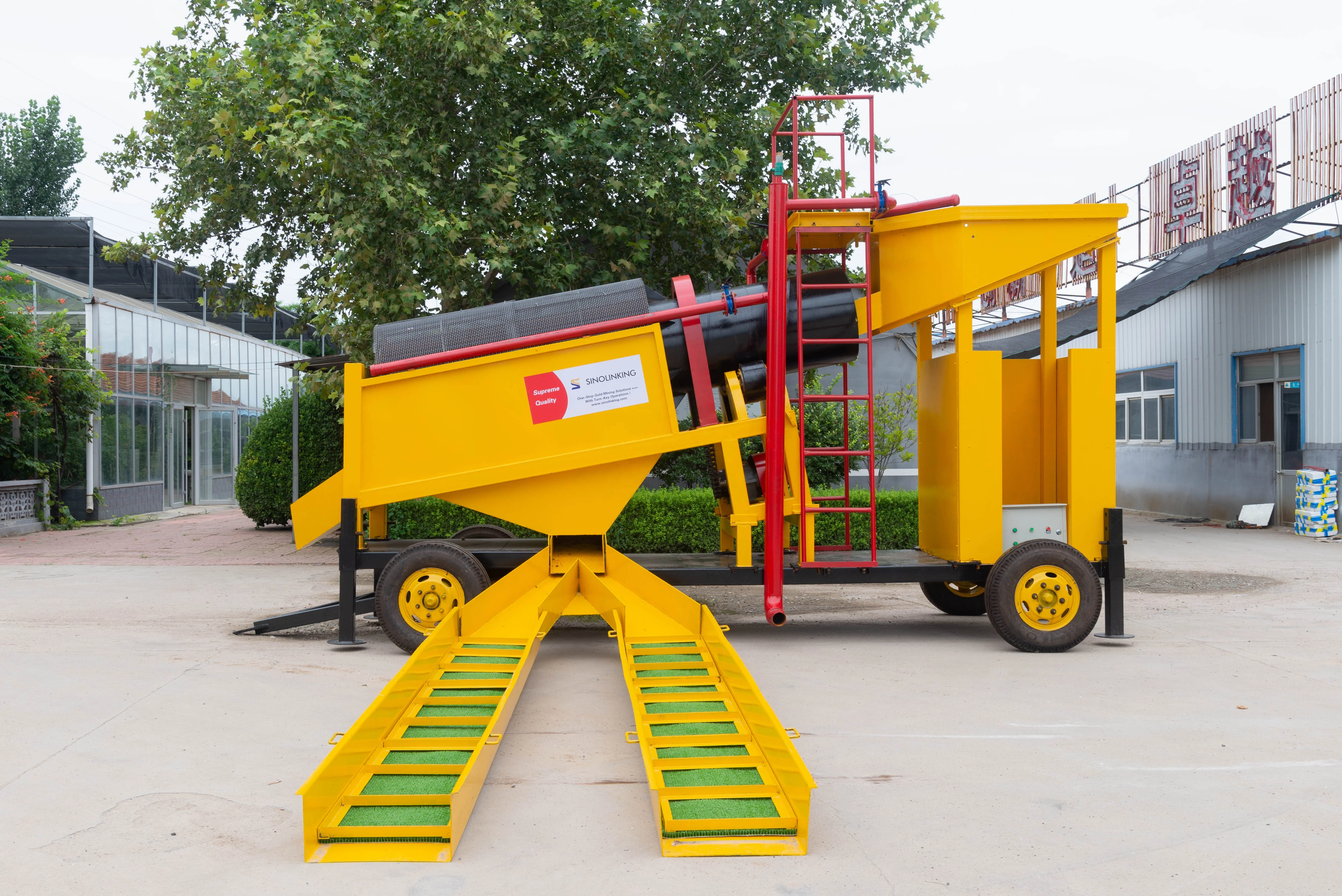 Alluvial Gold Mining Trommel Machinery Processing Plant