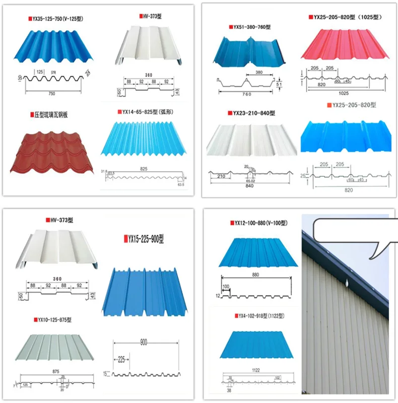 Corrugated Steel Color Metal Panels Claddings Roof/wall Sheets - Buy ...