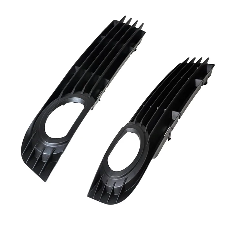 New ABS 05-07 A8 D3 Fog Lamp Frame Front Bumper Grille Lower Middle Net Anti-Fog ShadeOE4E0807681AD/4E0807682AD