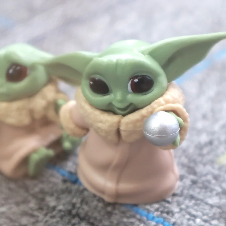 5 шт. пластиковые игрушечные фигурки мандалор ПВХ куклы экшн-игрушки мини-малыш йода малыш подарок Модель игрушка Аниме