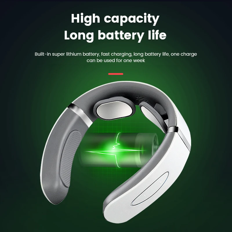 Portable 4D Pulse Smart Shiatsu Neck Massager Electric Neck and Shoulder Massager