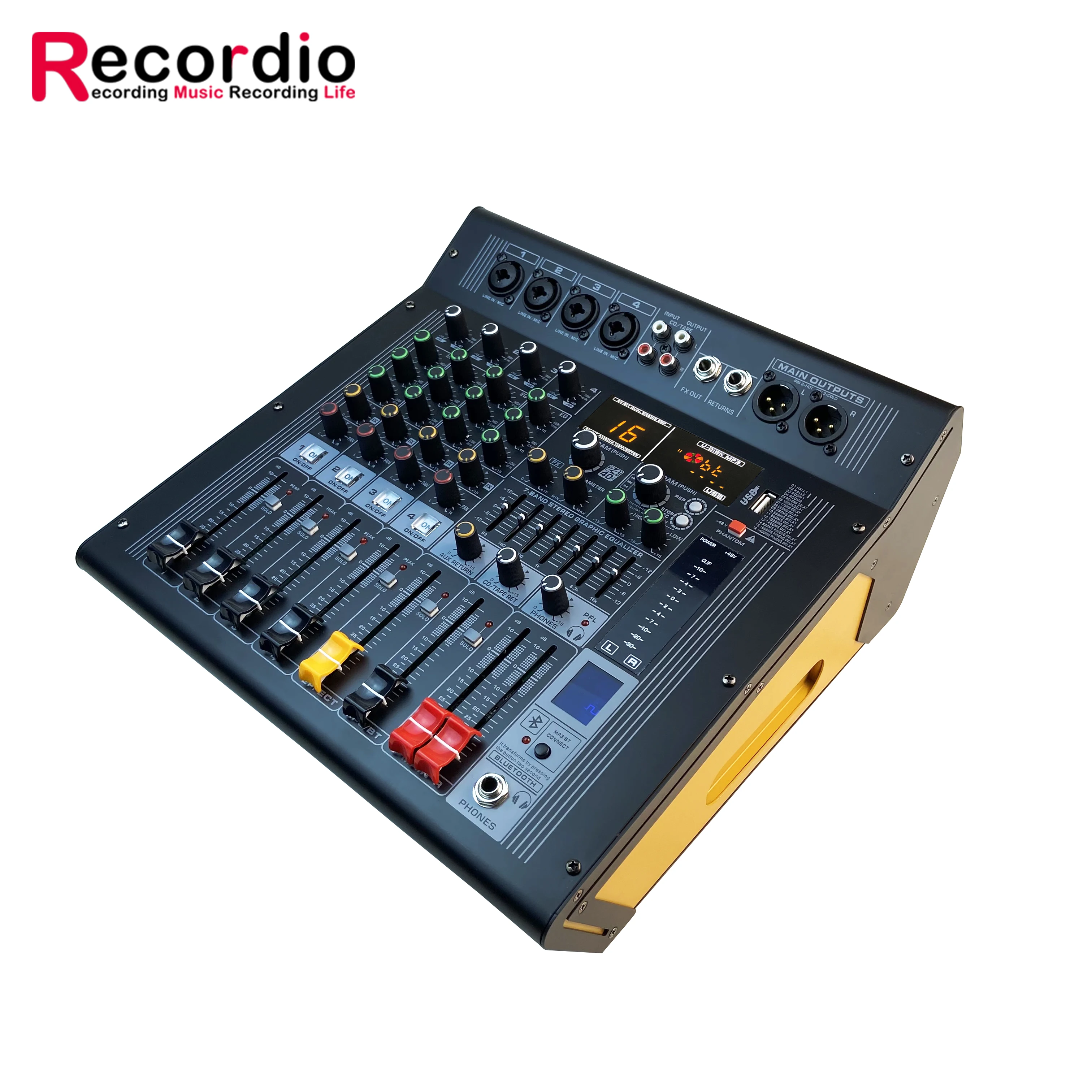 GAX-EX4 Power Mixer - High Quality Audio for Clubs & Homes