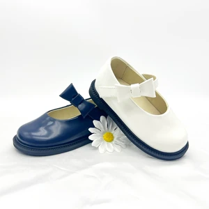 Sweet and Lovely Style 100% Genuine Leather Mary Jane Flats Shoes for Girls