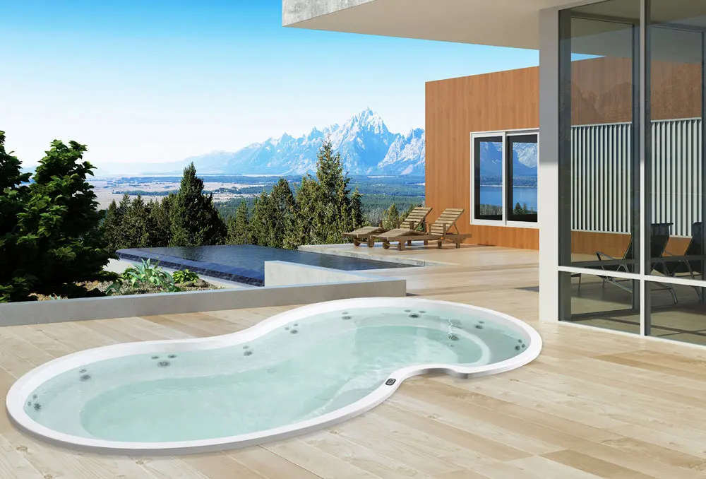 6meter Length Modular Homes Under Ground Full Acrylic 12 Person Swim ...