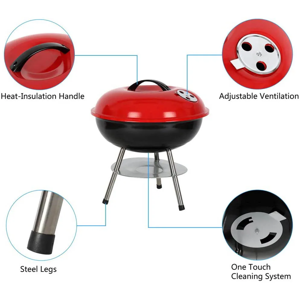 Factory Patio Outdoor Charcoal Kettle Portable BBQ Grill