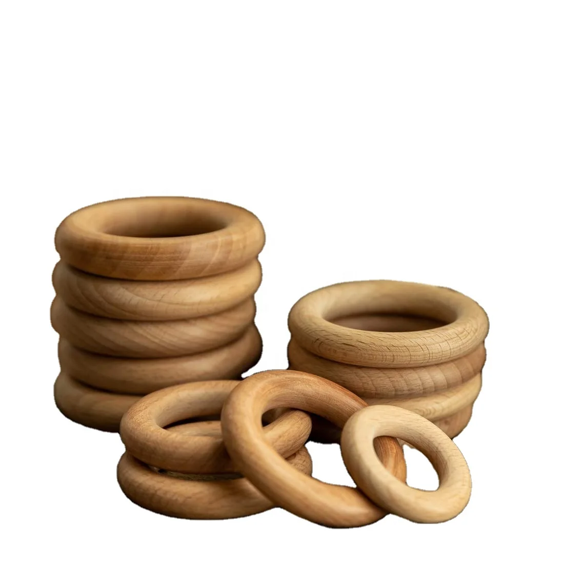 tailai wood rings set for diy