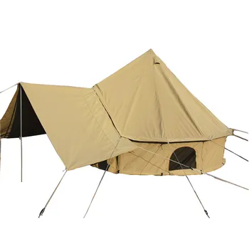 Heavy Duty 5メートルLuxury Cotton Canvas Bell Tent For Glamping 