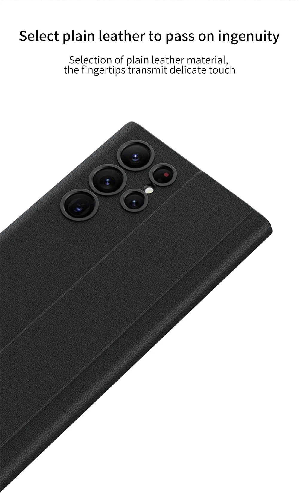 Gkk Leather Phone Case For Samsung Galaxy S23 Ultra Flip Folding Mobile