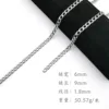 1 meter 6mm stainless steel NK chain