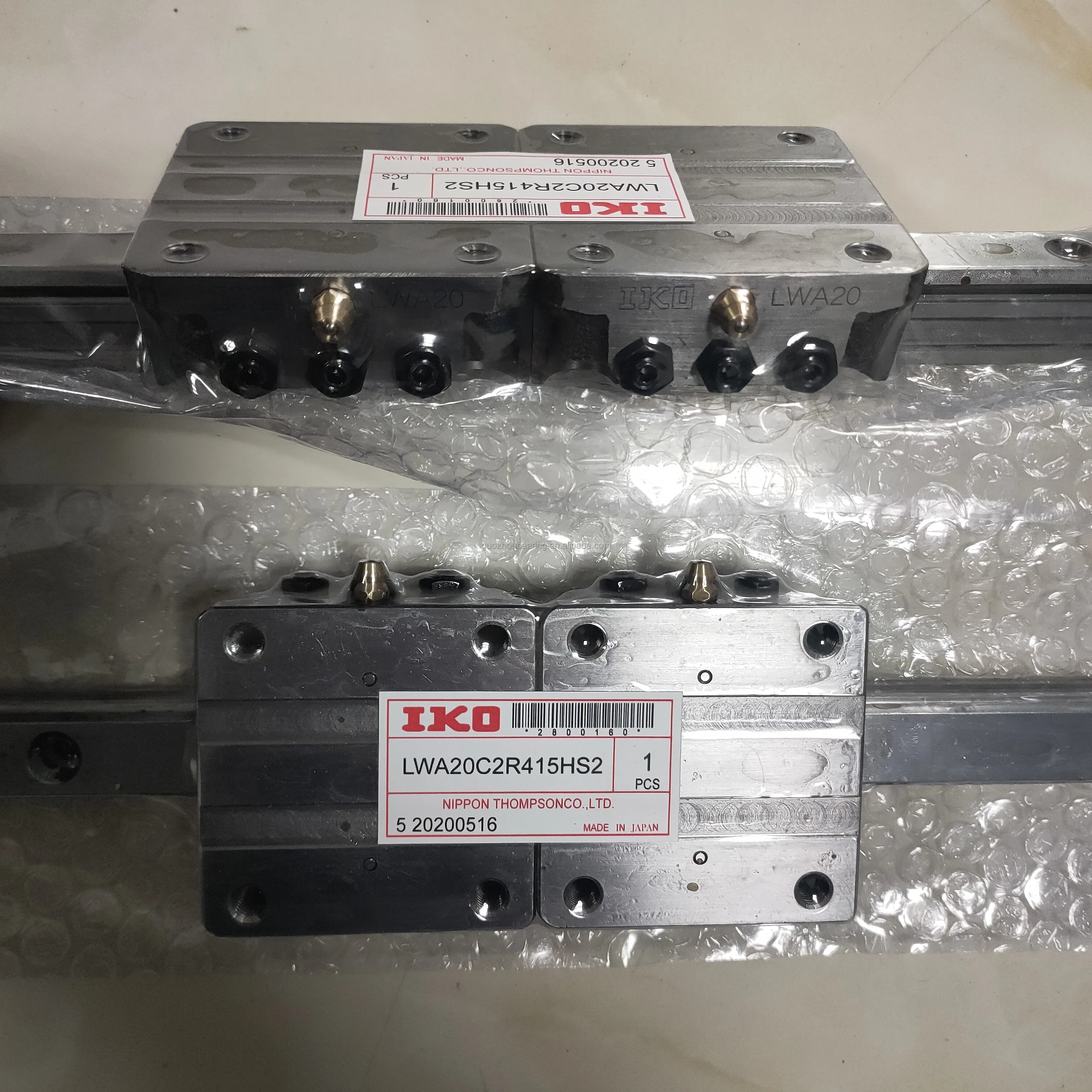 Japan IKO Linear Roller Way LWA20 LWA 20 Linear Guide Block LWA20C2R415HS2