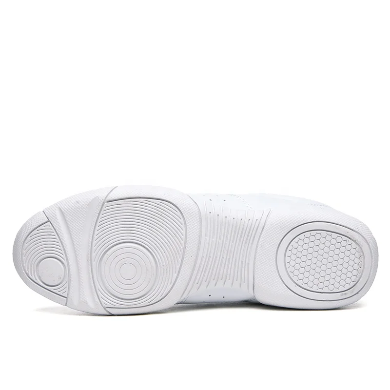 Cheer обувь Новый 710 Танцевальные Кроссовки для женщин Чирлидинг с жемчужным колечком; Танцевальная кроссовки на плоской подошве