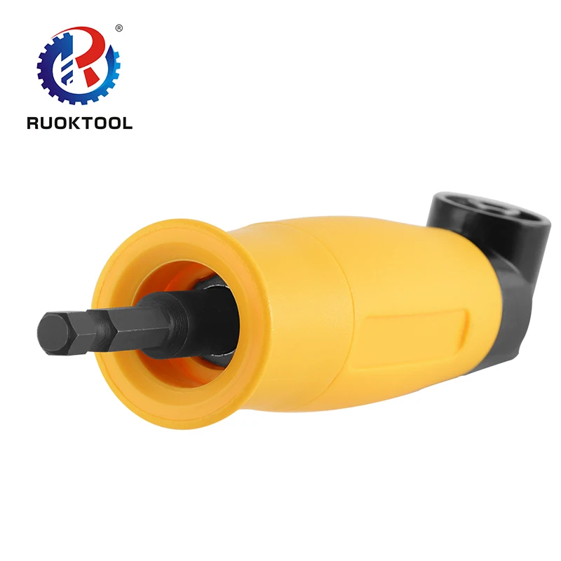 Flexible 90 Degree Right Angle Drill Attachment – 3/8-Inch Screwdriver Socket Adapter For Tight Spaces