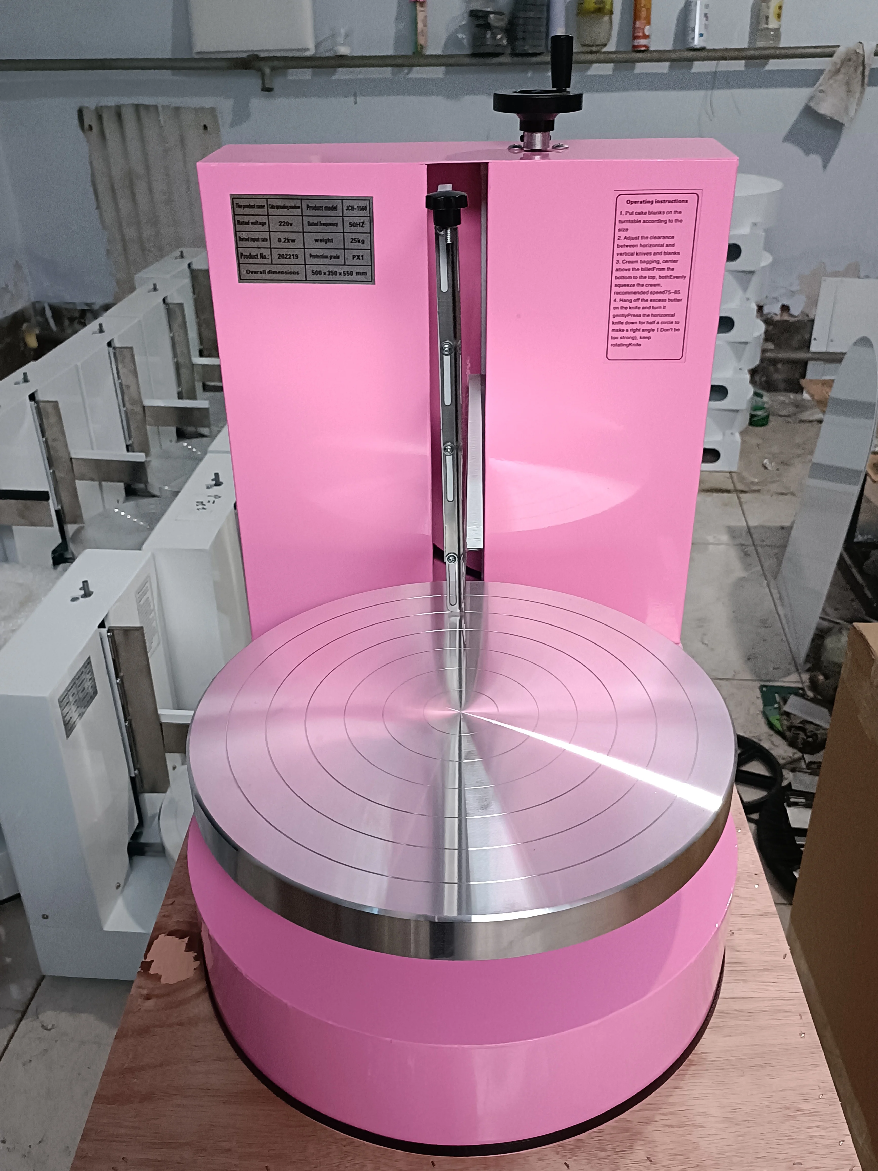 Automatic Cake Frosting Icing Decorating Coating Decoration Frosting Filling Leveler Spreader Spread Smoother Machine