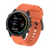 Silicone noir orange