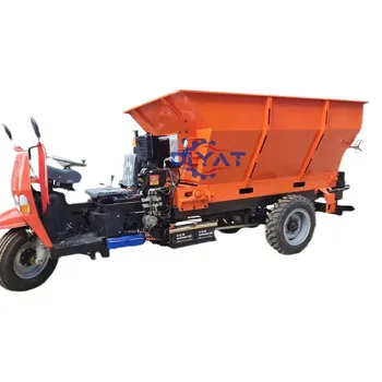 multifunctional cow and sheep manure spreader trailer/traction fertilizer spreader