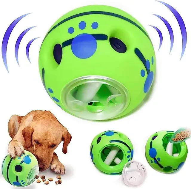 Uniperor Puzzle Mental Enrichment Brain Stimulating Wobble Pet Giggle Ball IQ Training Puppies Dog Toy