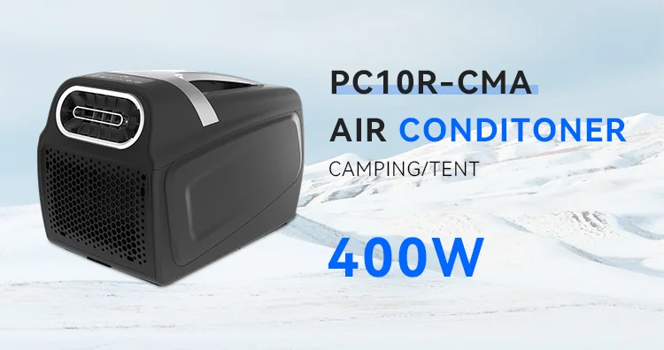 Exliporc 400w Camp Dc Portable Air Conditioner 3500btu Silent Tent Car 