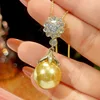 Golden Balls pendant with box chain