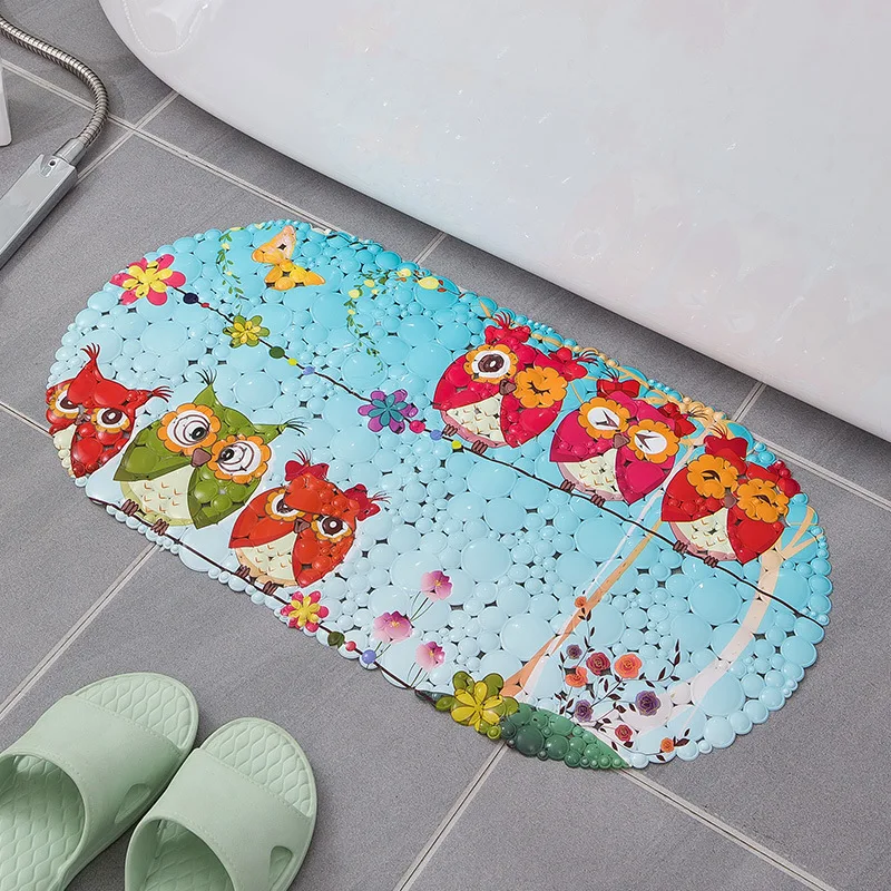 Source PVC Printed Non Slip Animal Bath Mat Extremely Comfortable Plastic  Children's Ultra Thin Bathroom Mat on m.