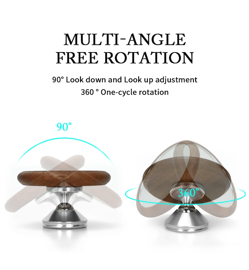 Rotation Adjustable Wooden Reflective Observation Multiangle