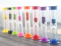 Пользовательский песочный таймер, уникальные часы с часами, песочные часы 60 секунд до 5 минут