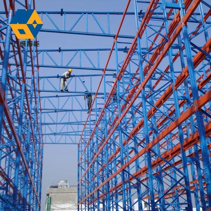 High-Quality Space-Saving Rack Supported Storage Rack Clad Building System Warehouse Solutions Self-Supported Rack