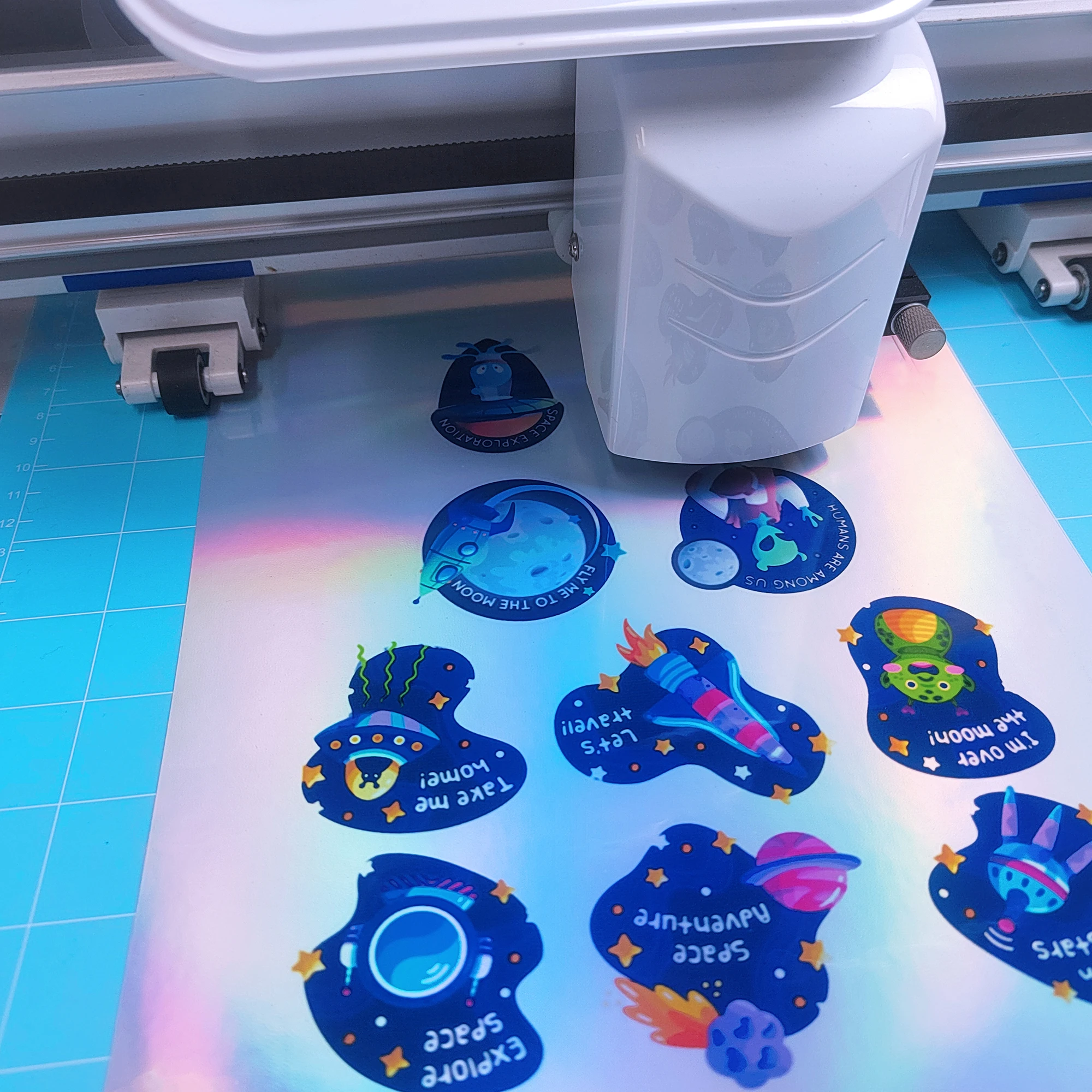 Coating Coating Holographic Sticker Paper Printable Vinyl Sticker Paper Holographic Sheets Inkjet Vinyl Paper