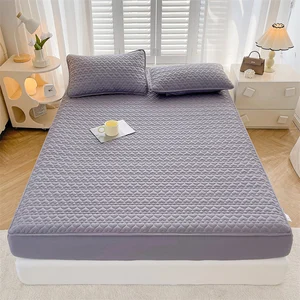 Wholesale Premium Hypoallergenic Elastic Bed Bug Protector Waterproof Cover Sheet Quilted Mattress Pad Topper Covers &Protectors