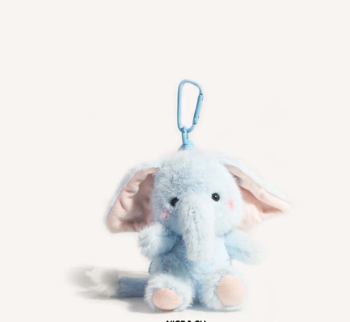Pingente de pelúcia elefante bebé chaveiro para bolsas_voghion.com