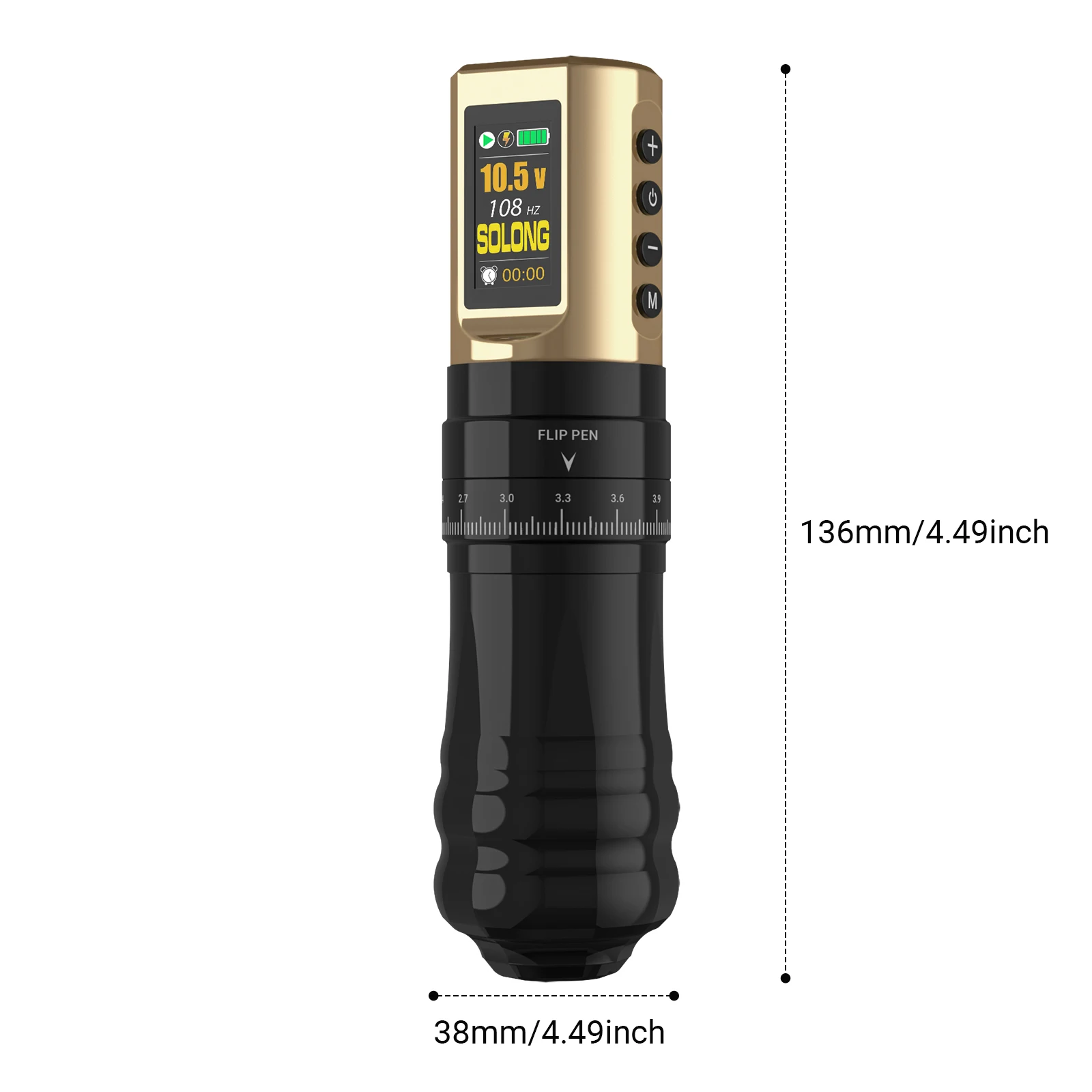 2026 Artist Best Partner Digital Display 2  Battery Portable Tattoo Machine Precision for Every Stroke Universal Machine