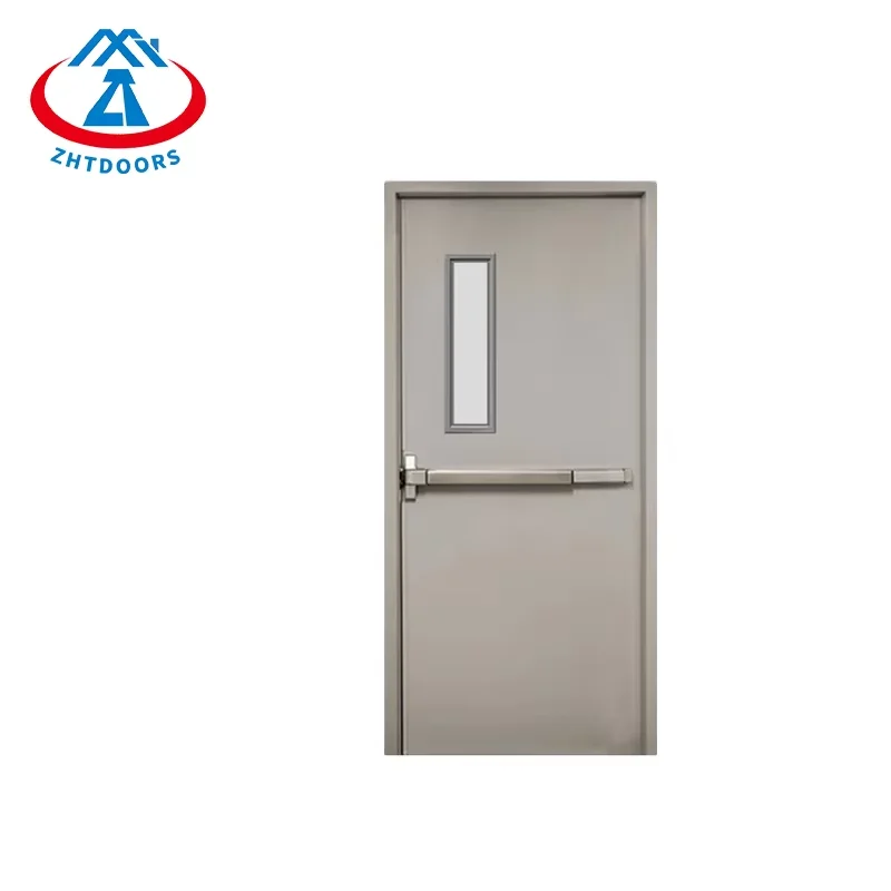 900mmWide*2200mmHigh Factory Price with Panice Bar 90 Minutes Fire Resistance Fireproof Door