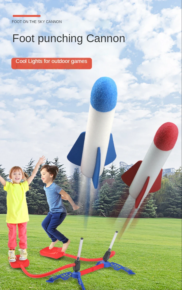Explosion Foot Rocket Launcher Pedal Soaring Rocket Launcher