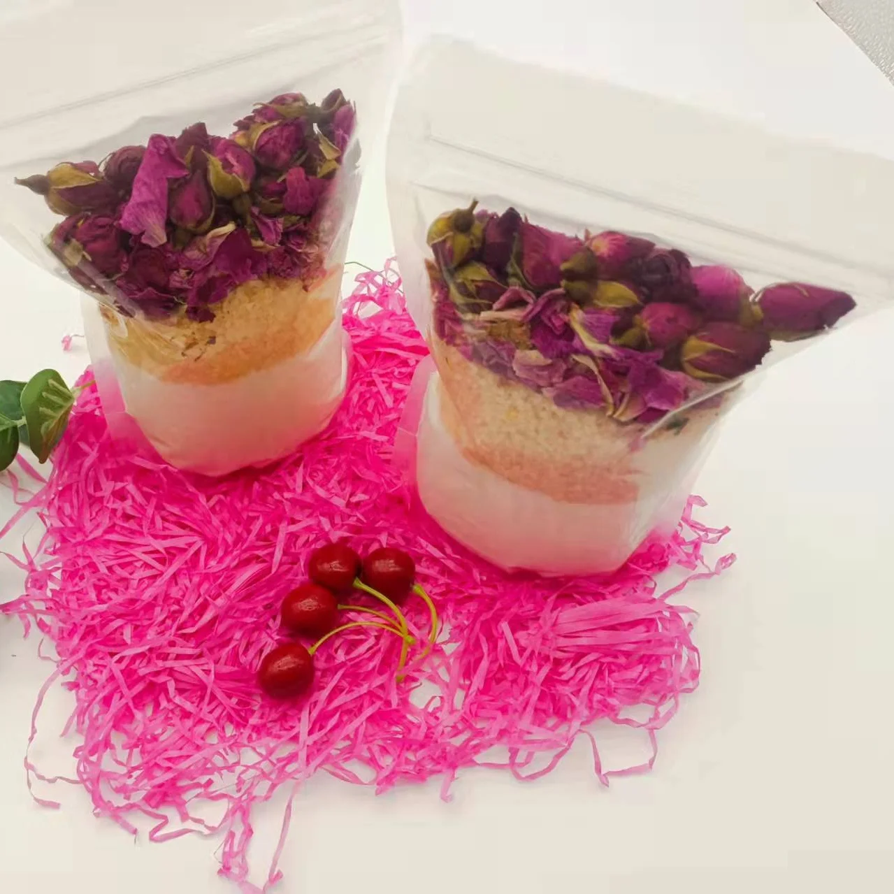 Bath Salts Manufacturers Private Label Bag Packaging Bath Soaking Luxury Crystal Salt Natural